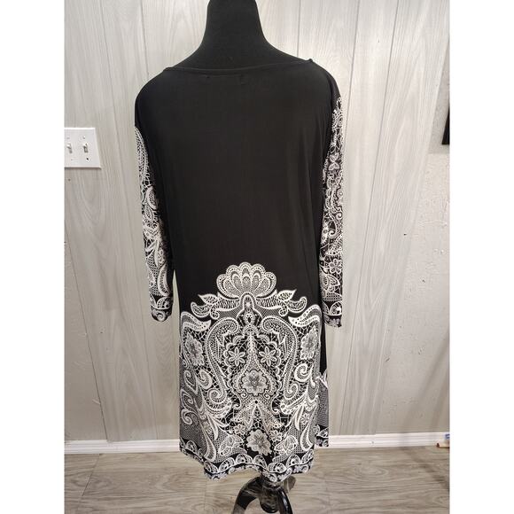 Women's Boho Whimsygoth Gothic Business Mob Wife Plus Size 1x Dress - Picture 3 of 7